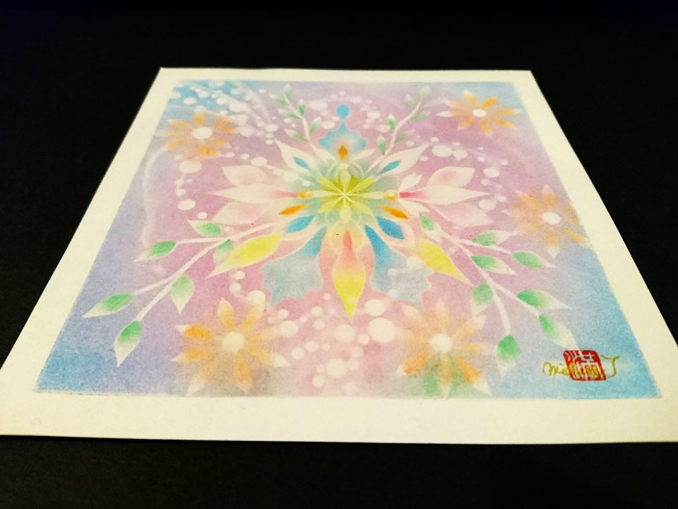 【制作実績】結晶の花アート「新たな自分」1